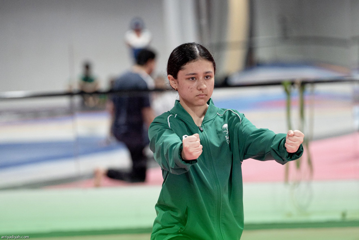 أخضر الكاراتيه يستعد