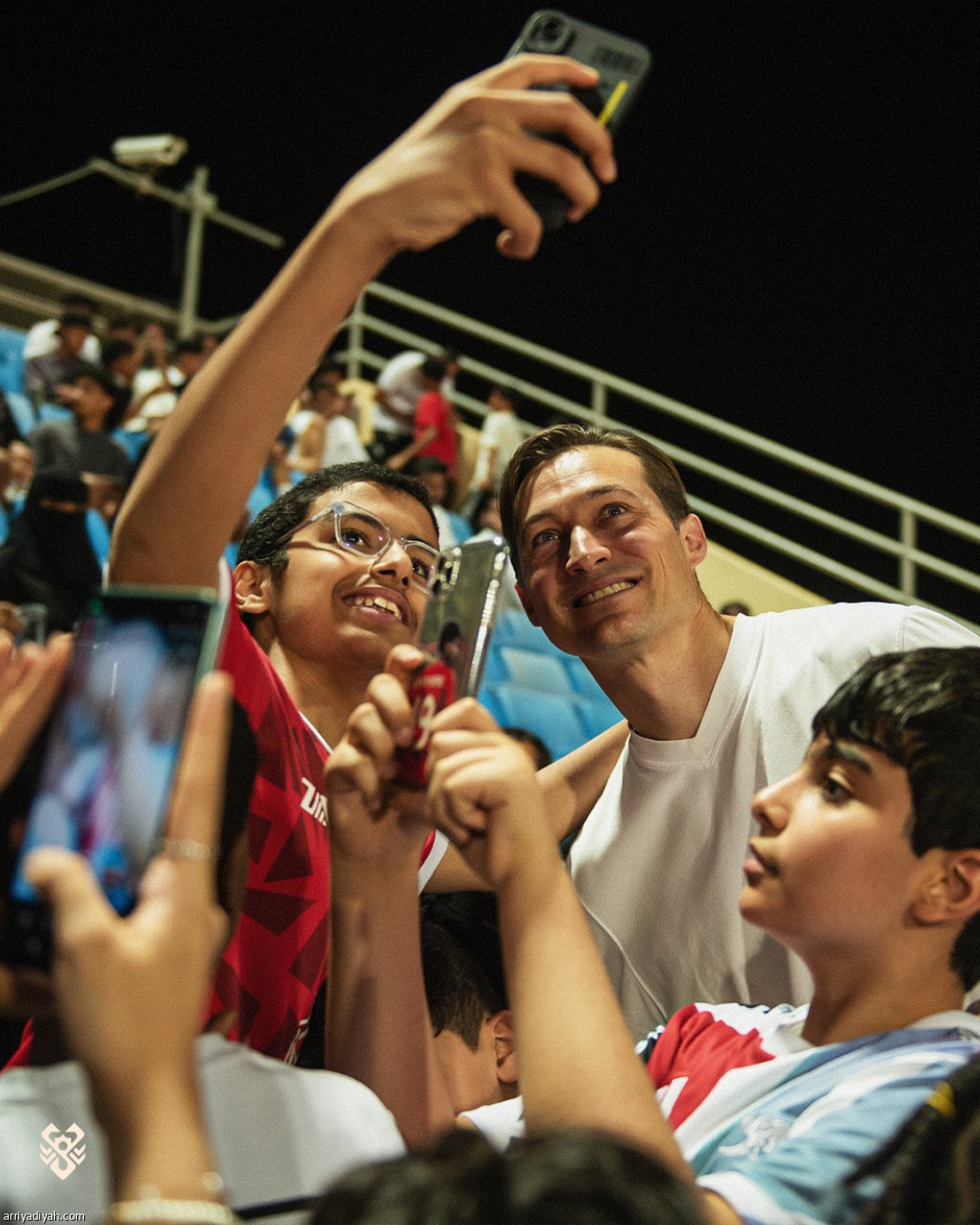 هاربورج وسط المشجعين