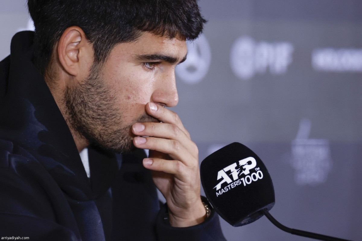 ألكاراس حزين