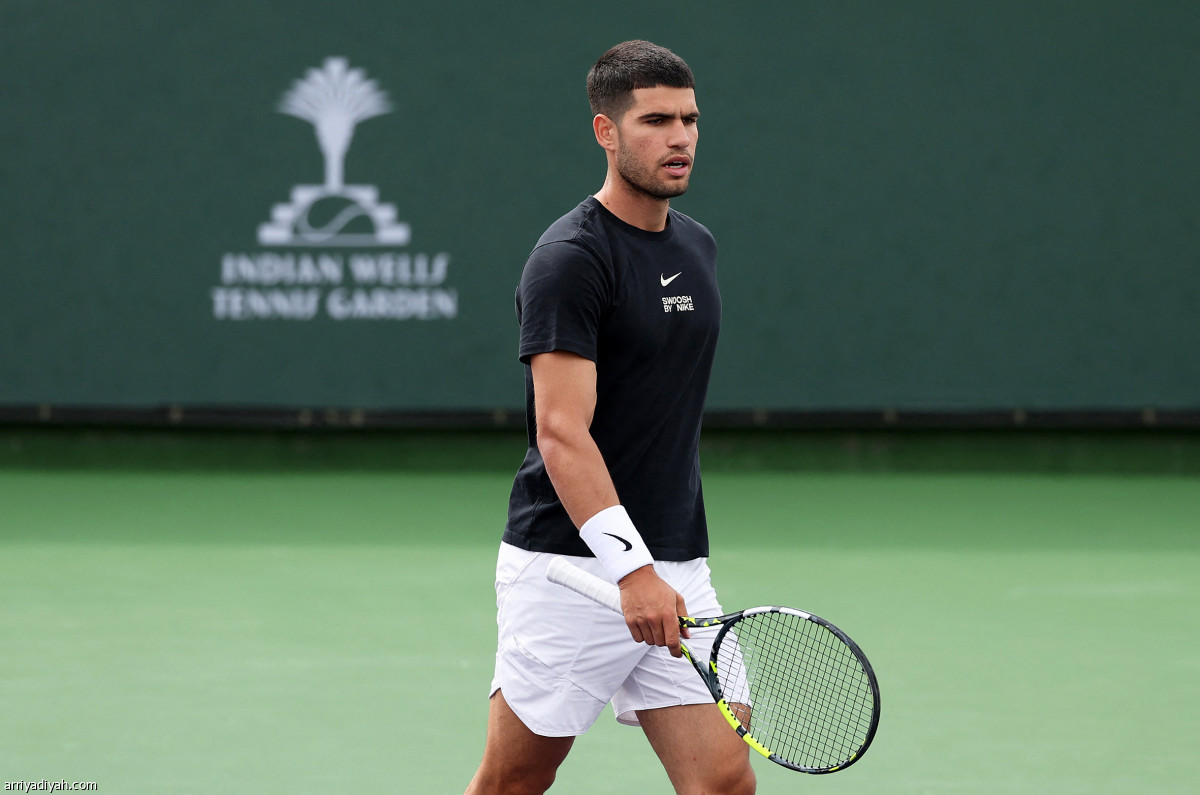 ألكاراز يستعد